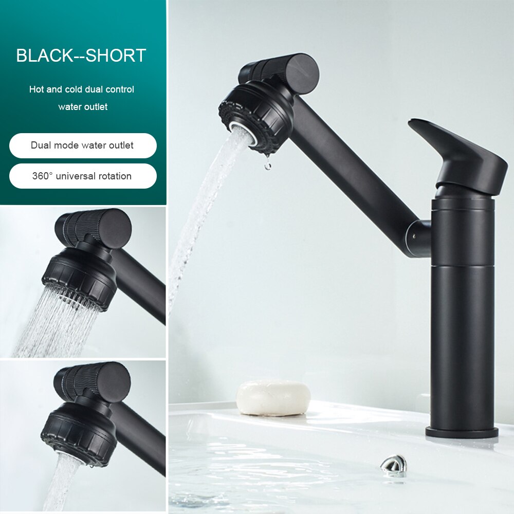 Multi-Directional Water Faucet with 360º & Height adjustments (Bathroom/ Kitchen/ Pantry etc.)