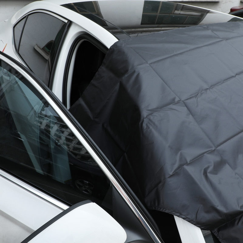 Magnetic Car Windshield Protector Shield against Snow, Dust & Environmental conditions for all seasons.