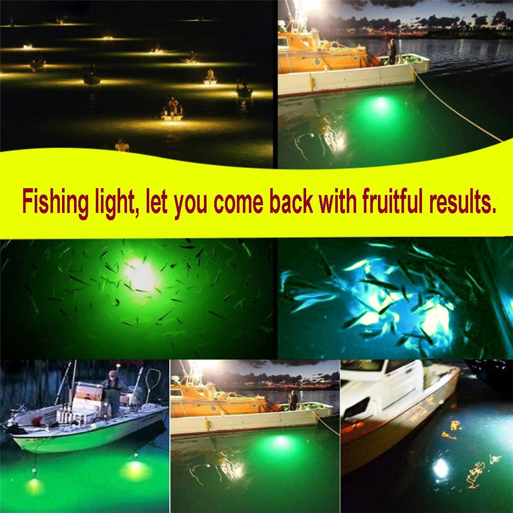 Underwater Fishing Light (12V LED Waterproof Ip68) to Lure & Assist Visibility