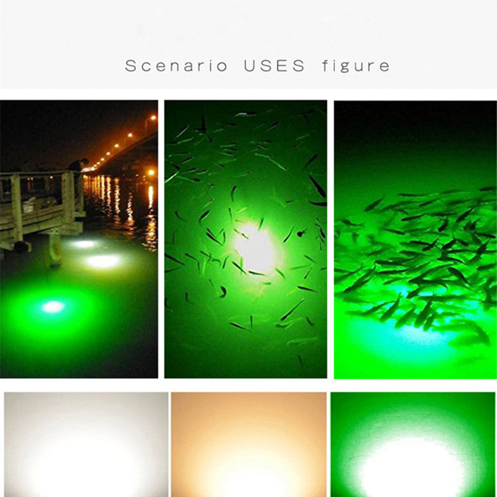 Underwater Fishing Light (12V LED Waterproof Ip68) to Lure & Assist Visibility