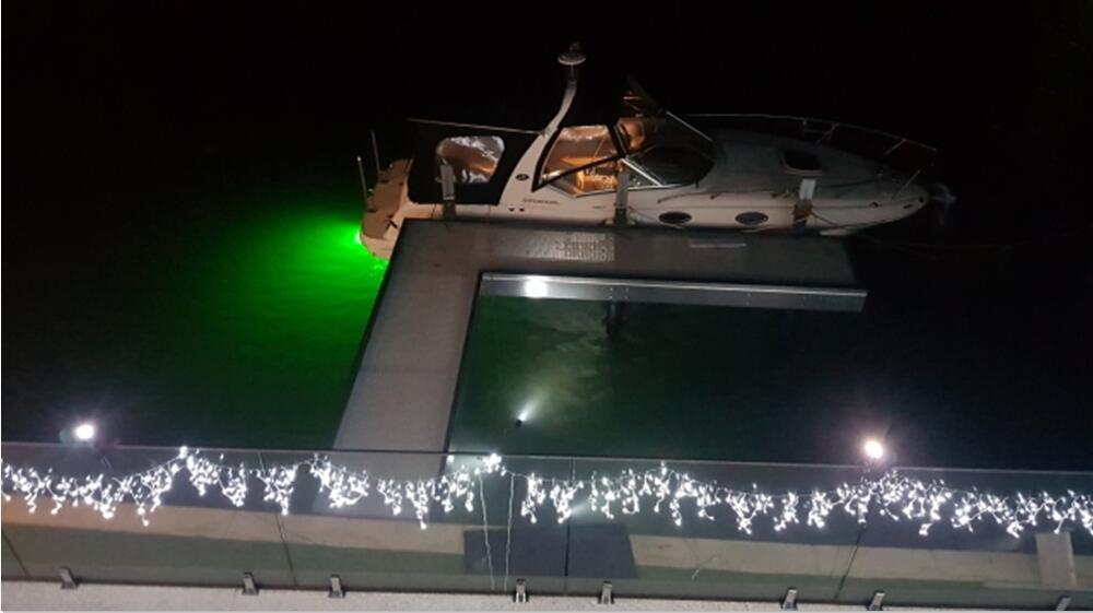 Underwater Fishing Light (12V LED Waterproof Ip68) to Lure & Assist Visibility
